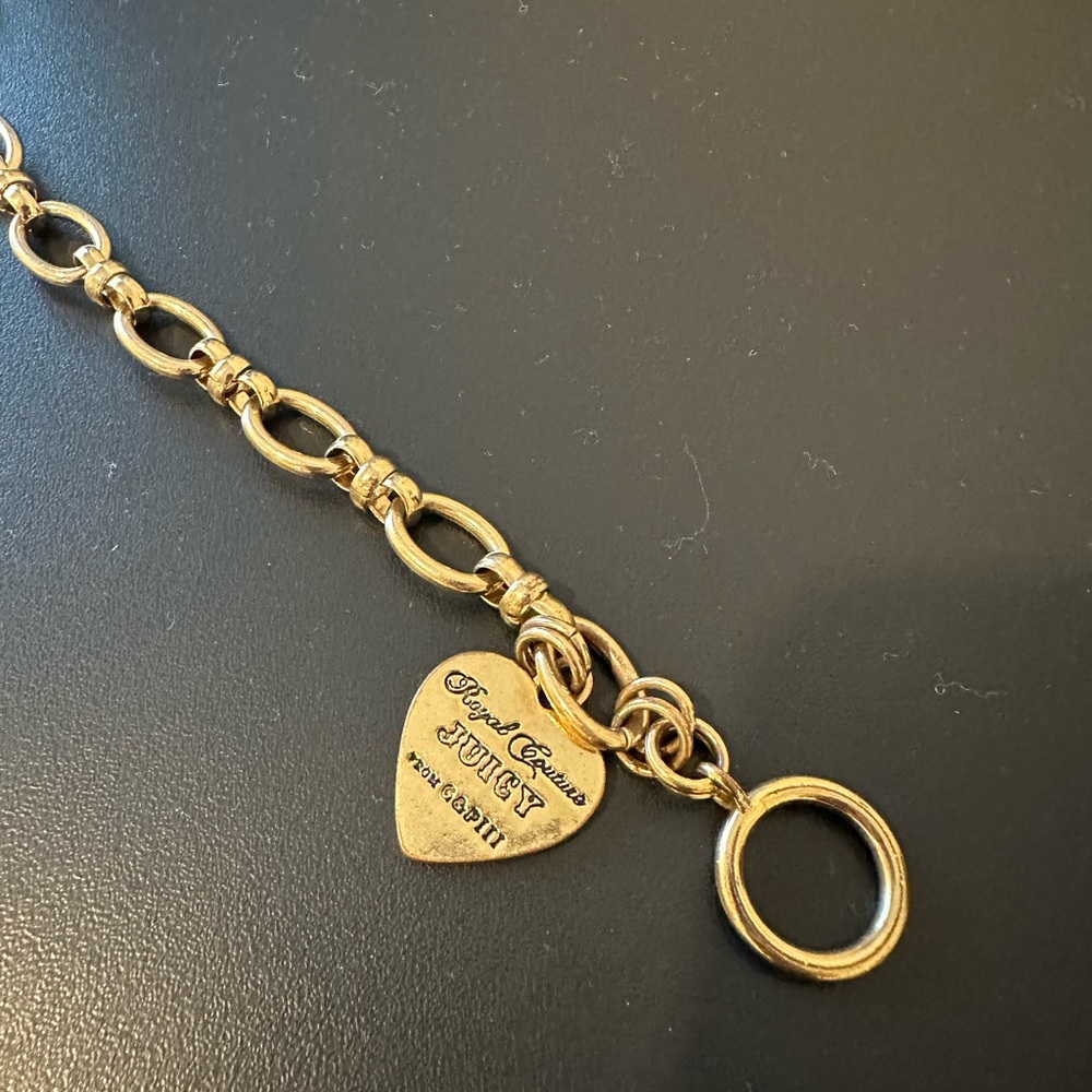 Juicy couture bracelet gold